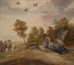 The Falcon Hunt of Governor Archduke Leopold Wilhelm